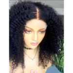 Kinky curly 5x5 closure wig high density 2