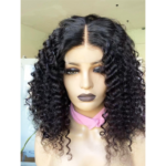 Closure wig curly 14 inches high density 2