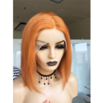 Frontal bob wig dyed color