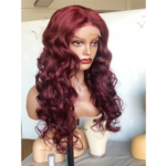 Closure wig 24 inches high density